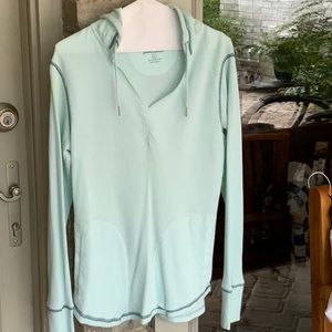 ‼️ Like new-Eddie Bauer hooded waffle top